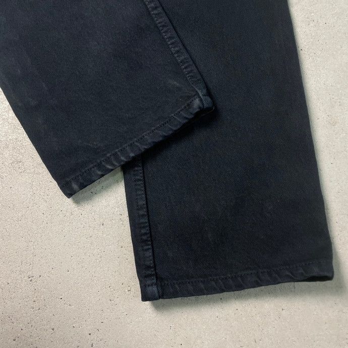 00年代 英国製 Levi's ユーロリーバイス 501 ブラックデニムパンツ