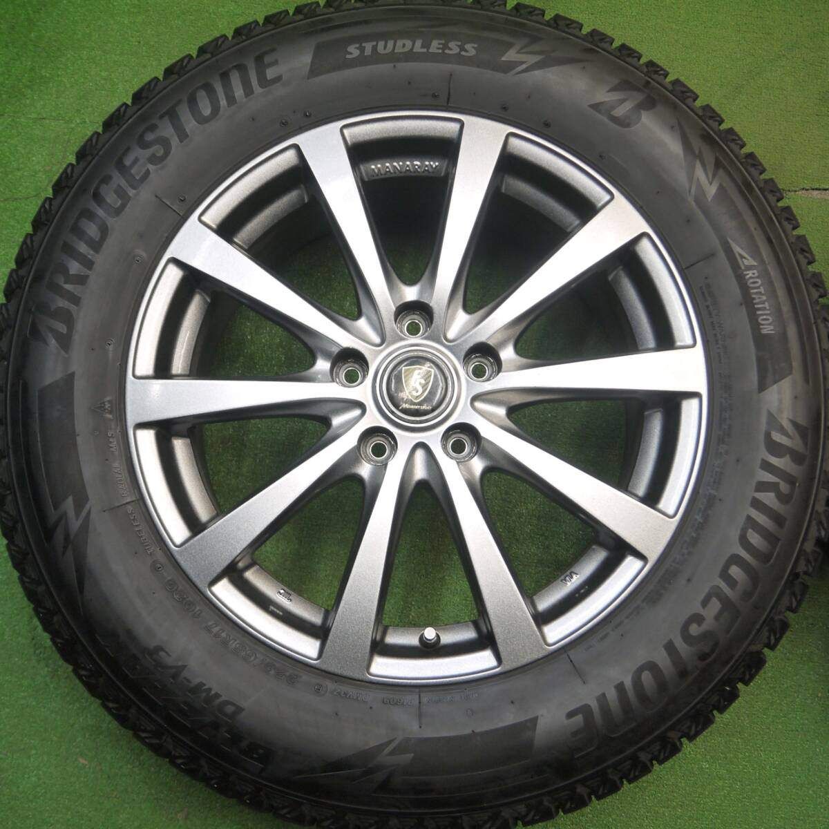 深溝BLIZZAK DM-V3 225/60R17 2021年製 ブリザック2本 BRIDGESTONE