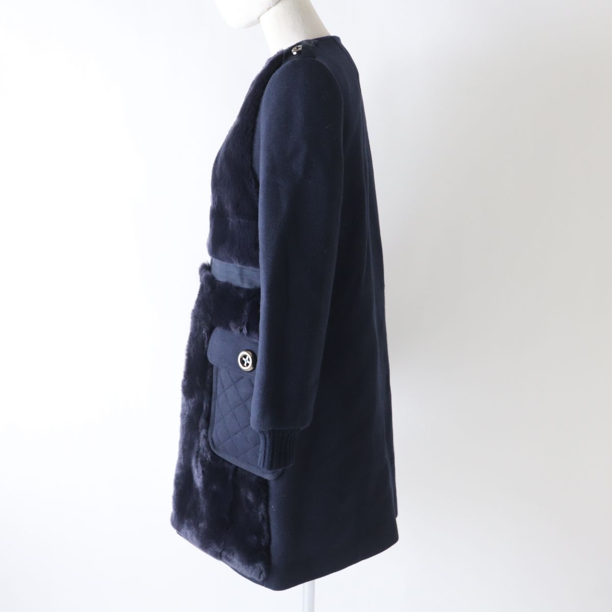 極美◎正規品 毛皮 LANVIN en Bleu ランバン オンブルー 3696102