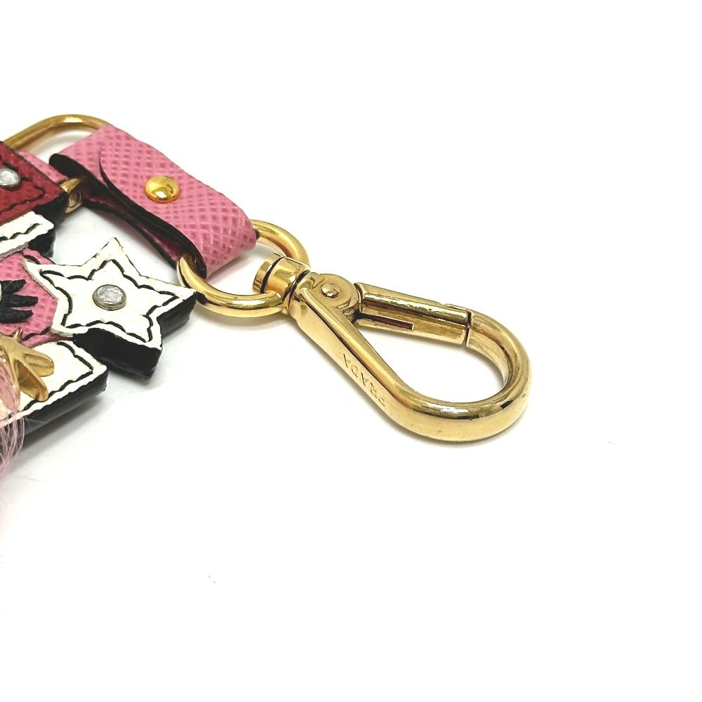 ❤️PRADA❤️ロボット/サフィアーノ レザー/ブラック&ピンクMXR ❤️PRADA❤️ロボット/サフィアーノ レザー/ブラック&ピンクMXR