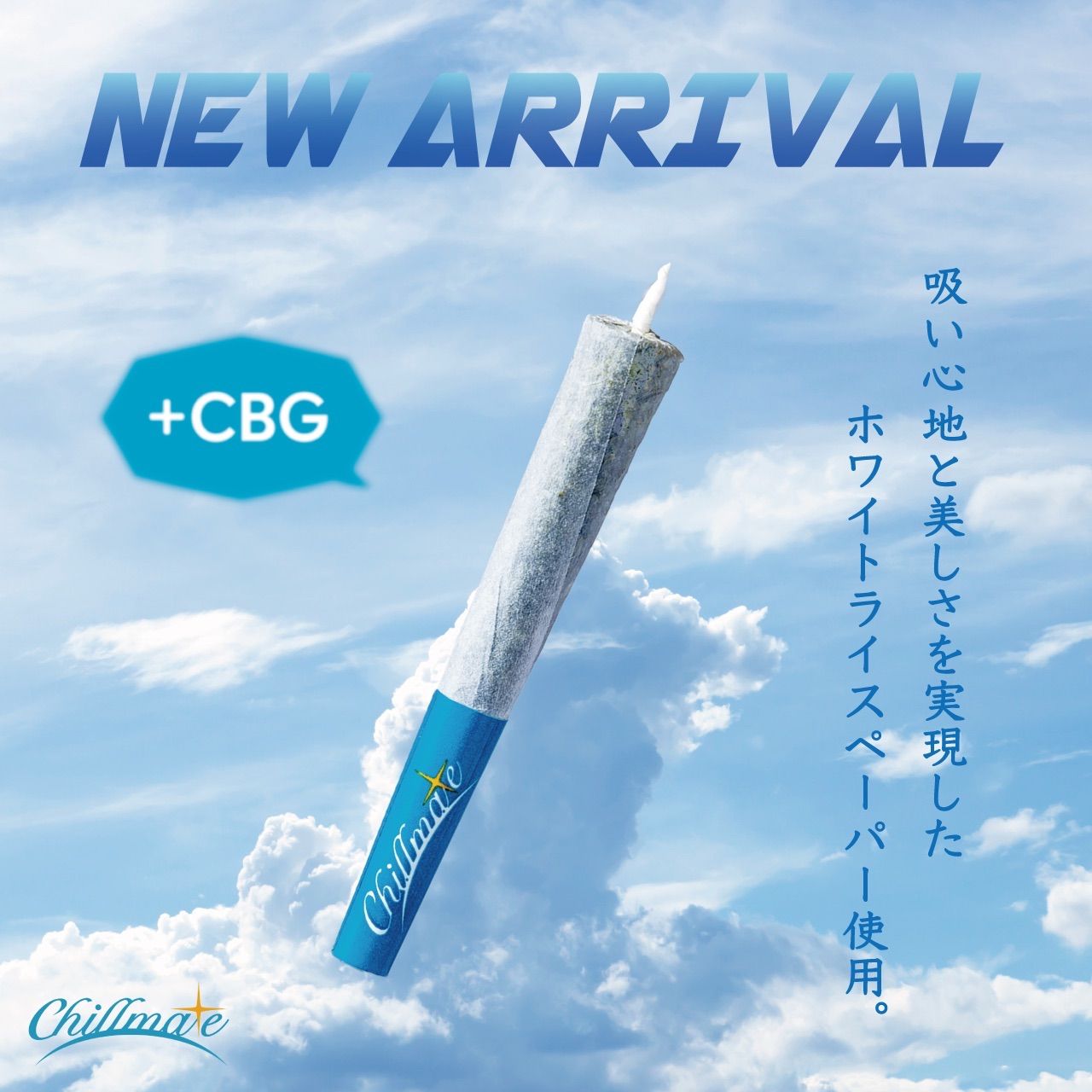 CBD ジョイント アウトドア 10本 cbd CBG 配合 Chillmate チルメイト