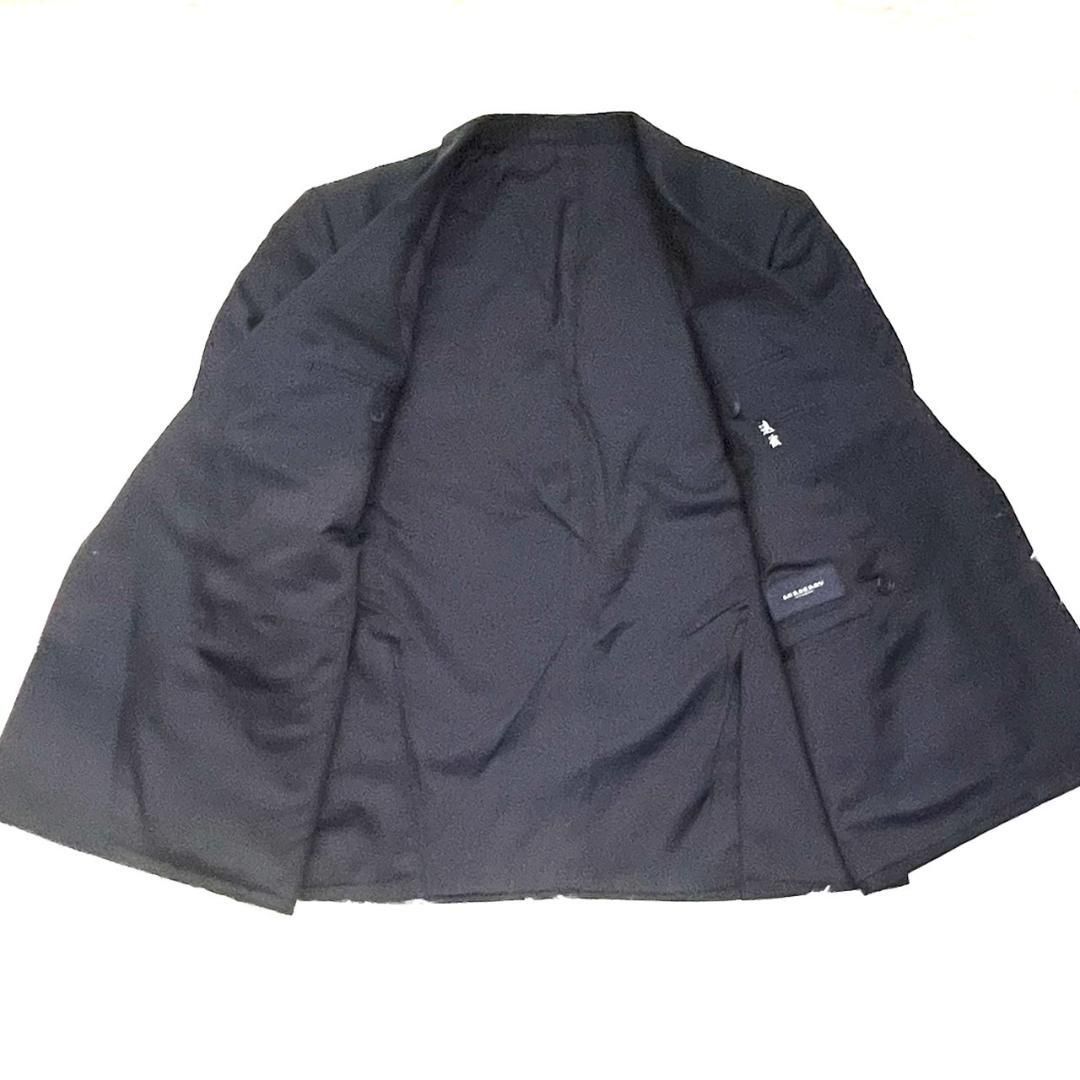 美品】BURBERRY バーバリー ダブルブレスト ブレザー ダークネイビー