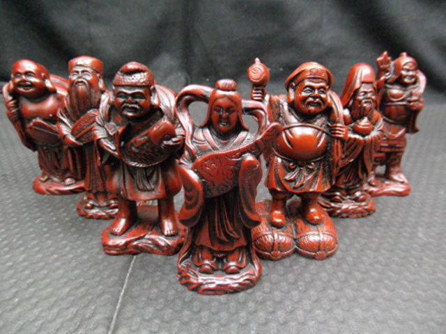 中古品 七福神 置物 約10cm 7体セット - メルカリ