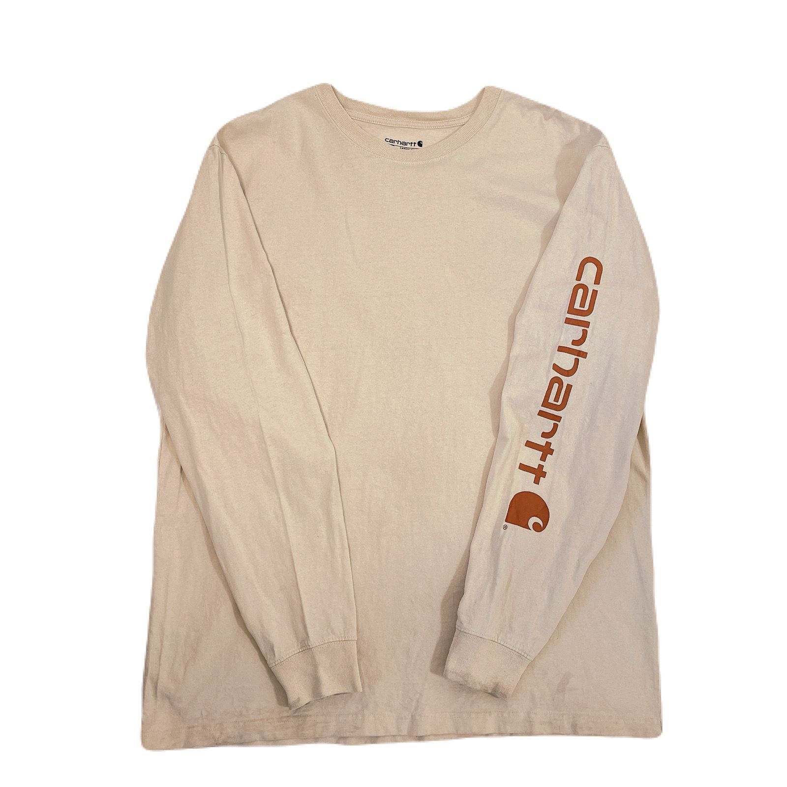 Lsize Carhartt logo long TEE 23121605 カーハート ロンT 長袖 - メルカリ