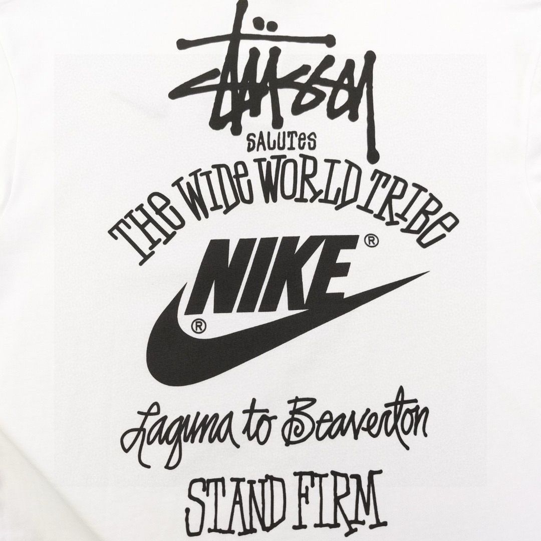 2024夏新作 Stussy x Nike ステューシー×ナイキ 刺繍ロゴプリント 