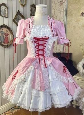 オリジナルlolita洋服ロリータワンピースコスプレドレス洋服JSK　L297＃ L310 lolita オリジナル 洋服 ロリータ ワンピース