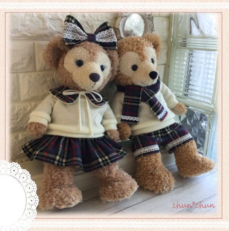 ダッフィー　シェリーメイ　35周年　コスチューム　2点セット ダッフィー シェリーメイ 35周年 コスチューム 2点セット 公式