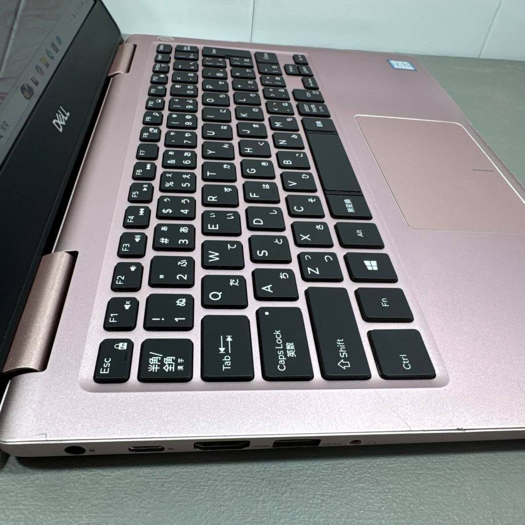ノートPC 【超希少】DELLピンクシャンパン☘8世代i5☘️新品NVMe512GB☘️