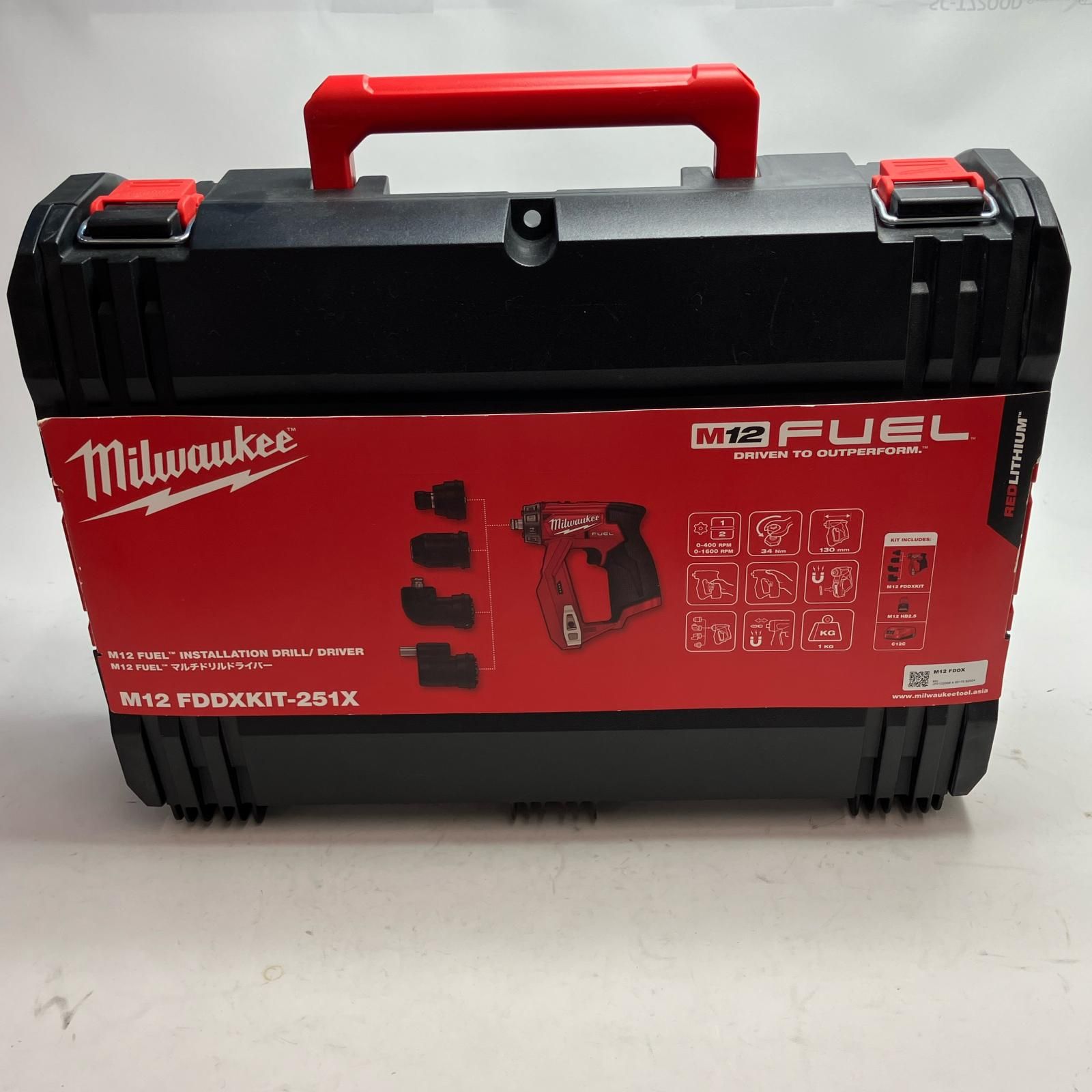 Milwaukee 工具 マルチドリルドライバー M12 FDDXKIT-251X オレンジ