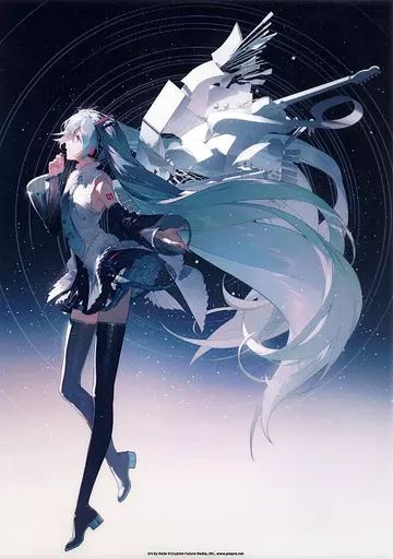 中古】クリアポスター A3クリアポスター 初音ミク(メインビジュアル
