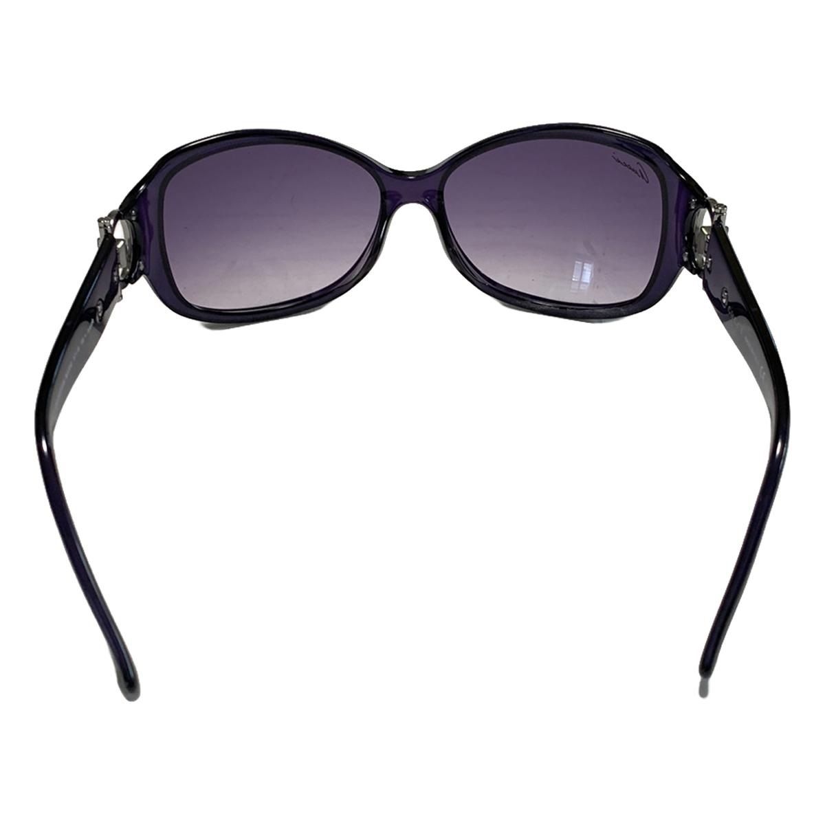 GUCCI グッチ ラインストーン セルフレーム サングラス 紫 GG3172 パープル　ストーン　キラキラ　高級　夏　メガネ
