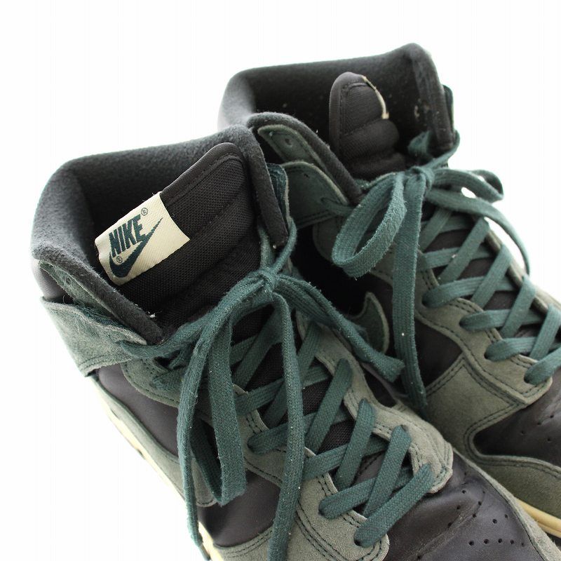 ナイキ NIKE DUNK HIGH RETRO PRM BLACK AND DEEP GREEN DQ7679