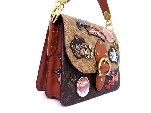 □極美品□ COACH コーチ C0767 ビートショルダー スーベニア