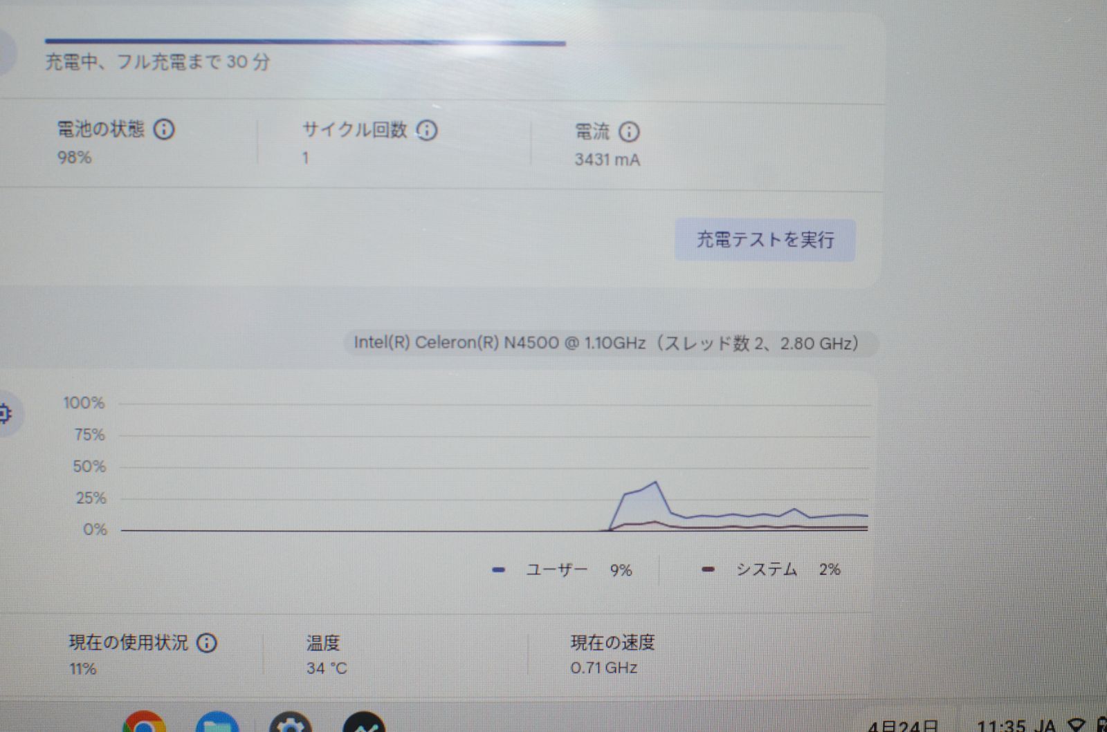 良品 ASUS Chromebook CR1 (CR1100FKA-BP0003)