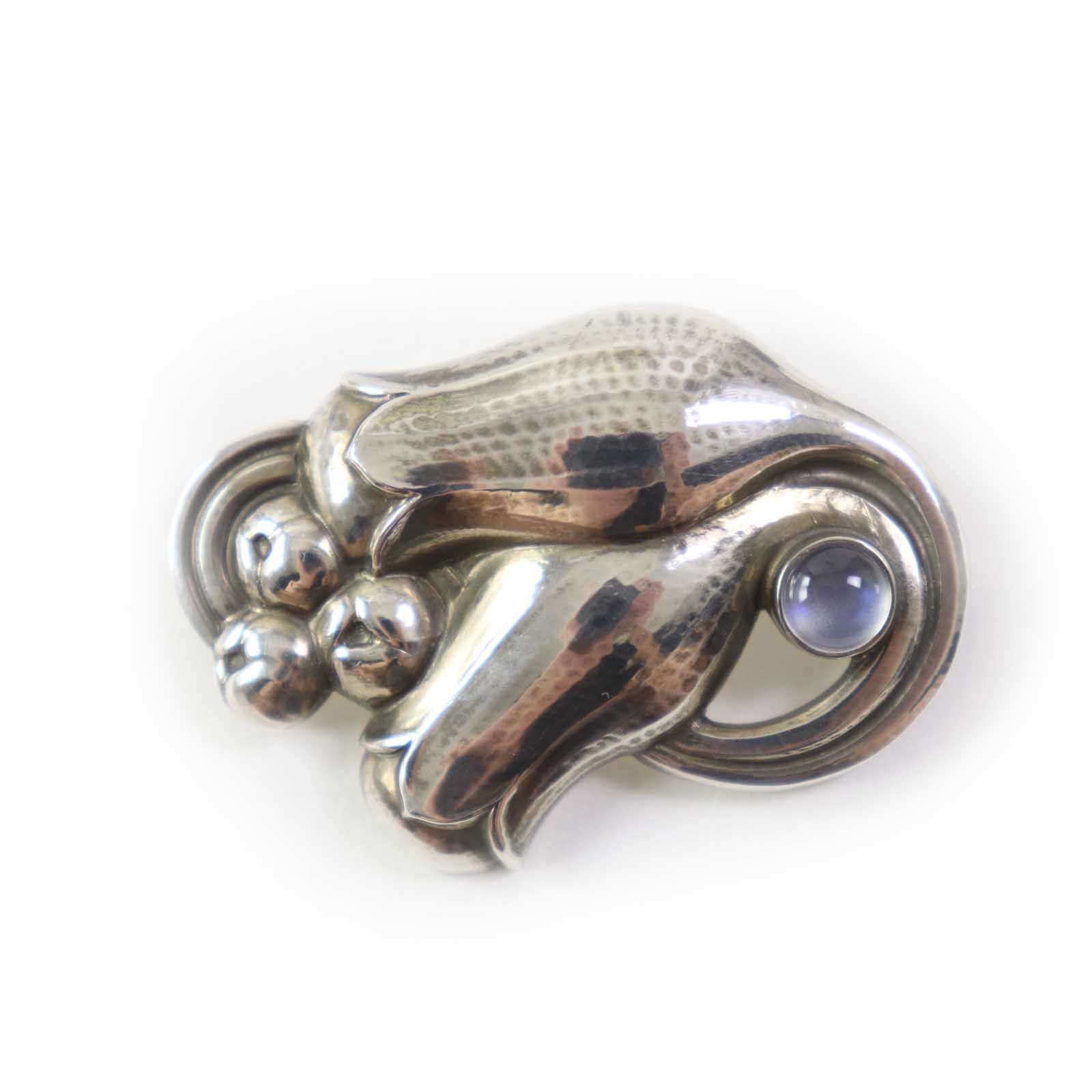 美品◎Georg Jensen ジョージジェンセン 100B スズラン フラワー