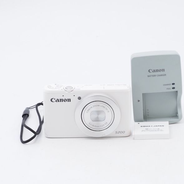 Canon キヤノン デジタルカメラ PowerShot S200(ホワイト) F値2.0