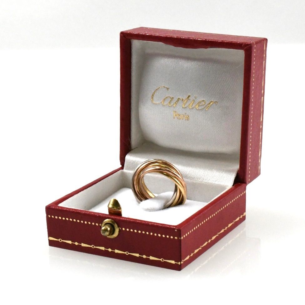 カルティエ トリニティリング 7連リング K18 スリーカラー SIZE カルティエ トリニティリング 7連リング K18 スリーカラー SIZE
