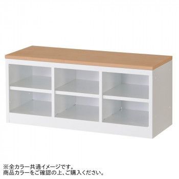豊國工業 6人用3列2段ベンチ・天板セットW900 RLK-BT3290-BNT