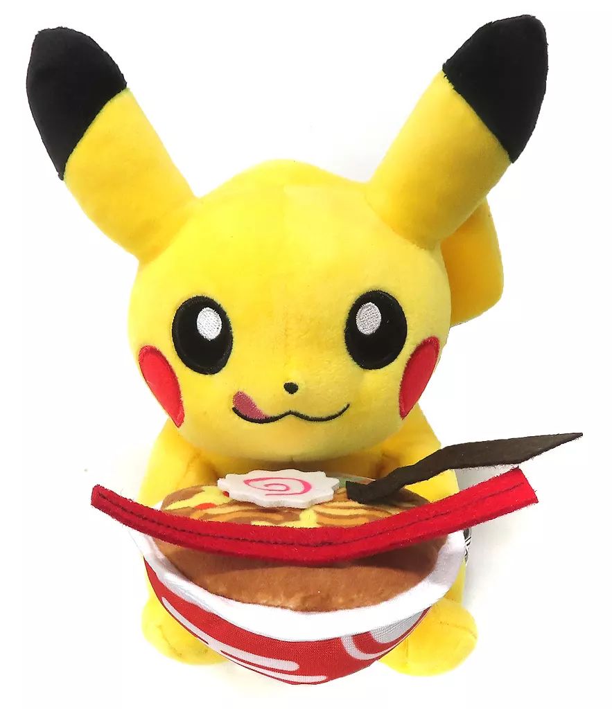 中古】ぬいぐるみ ピカチュウ(ラーメン) ぬいぐるみ