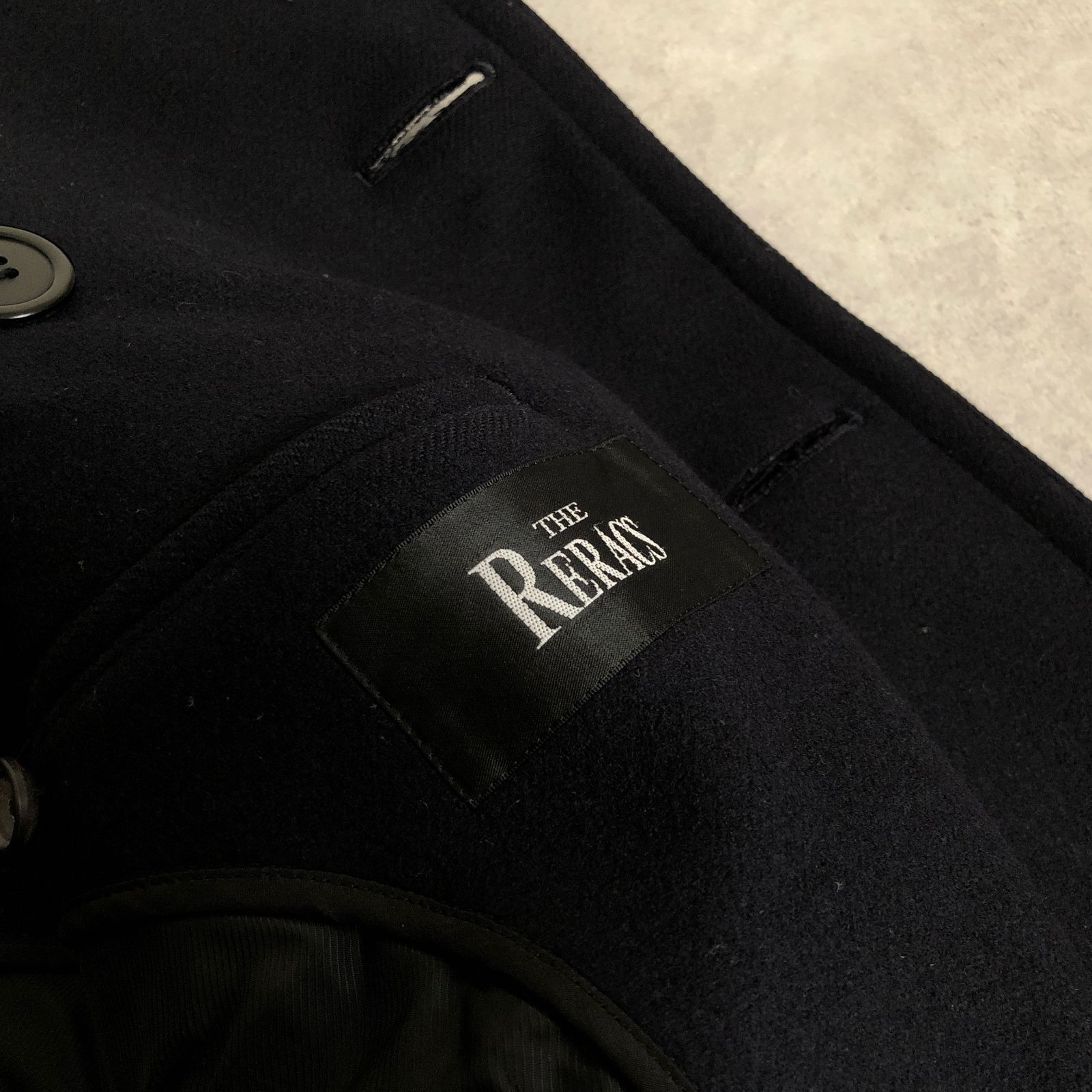 タイムセール美品THE RERACS × RON HERMAN コート定価11万 THE RERACS（ザ リラクス） THE RERACS/Ron Herman 別注 メルトン