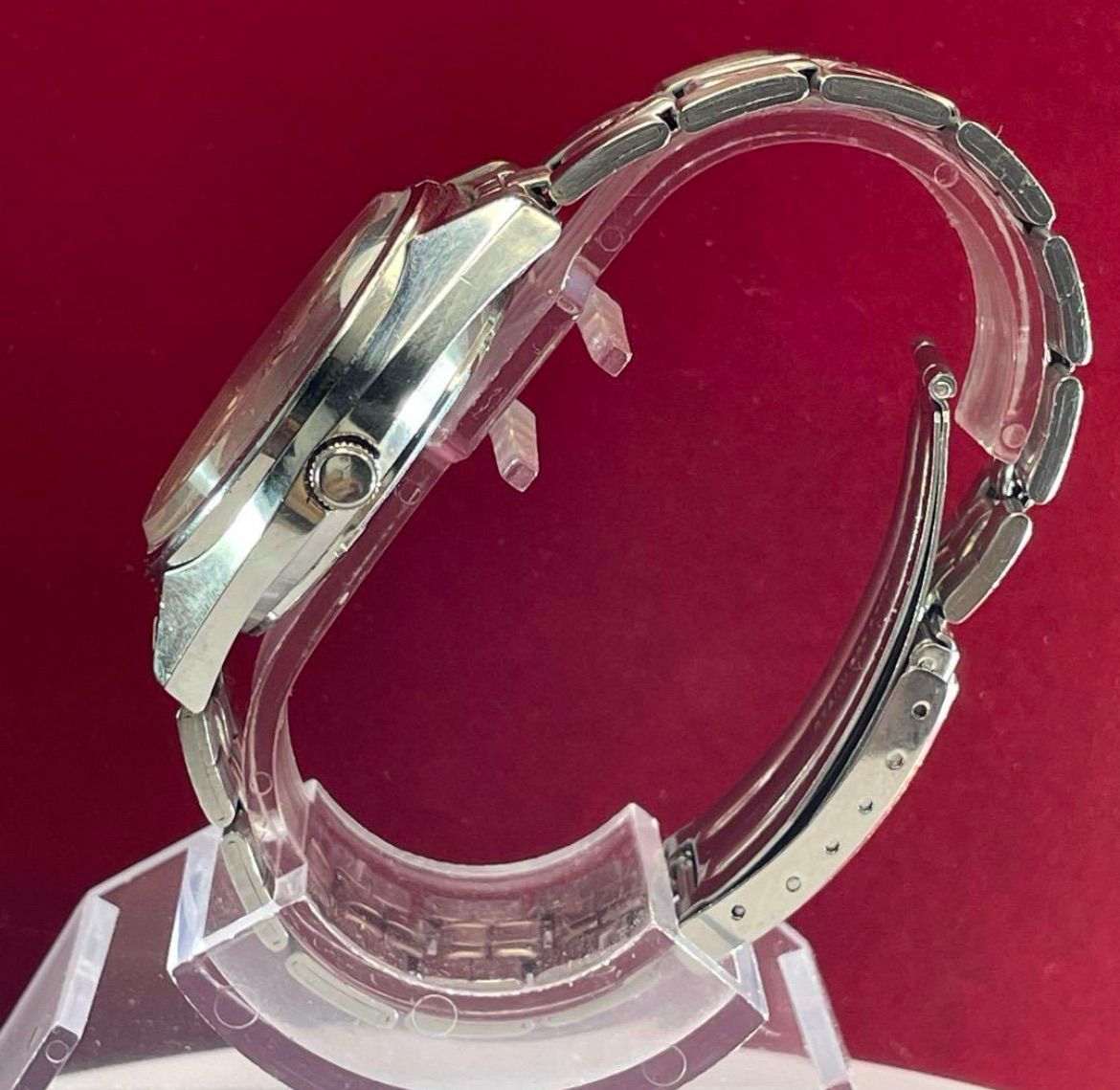 純正SSブレス 70s SEIKO ACUTUS 風防新品 自動巻 腕時計 純正SSブレス 70s SEIKO ACUTUS 風防新品 自動巻 腕時計 - メルカリ