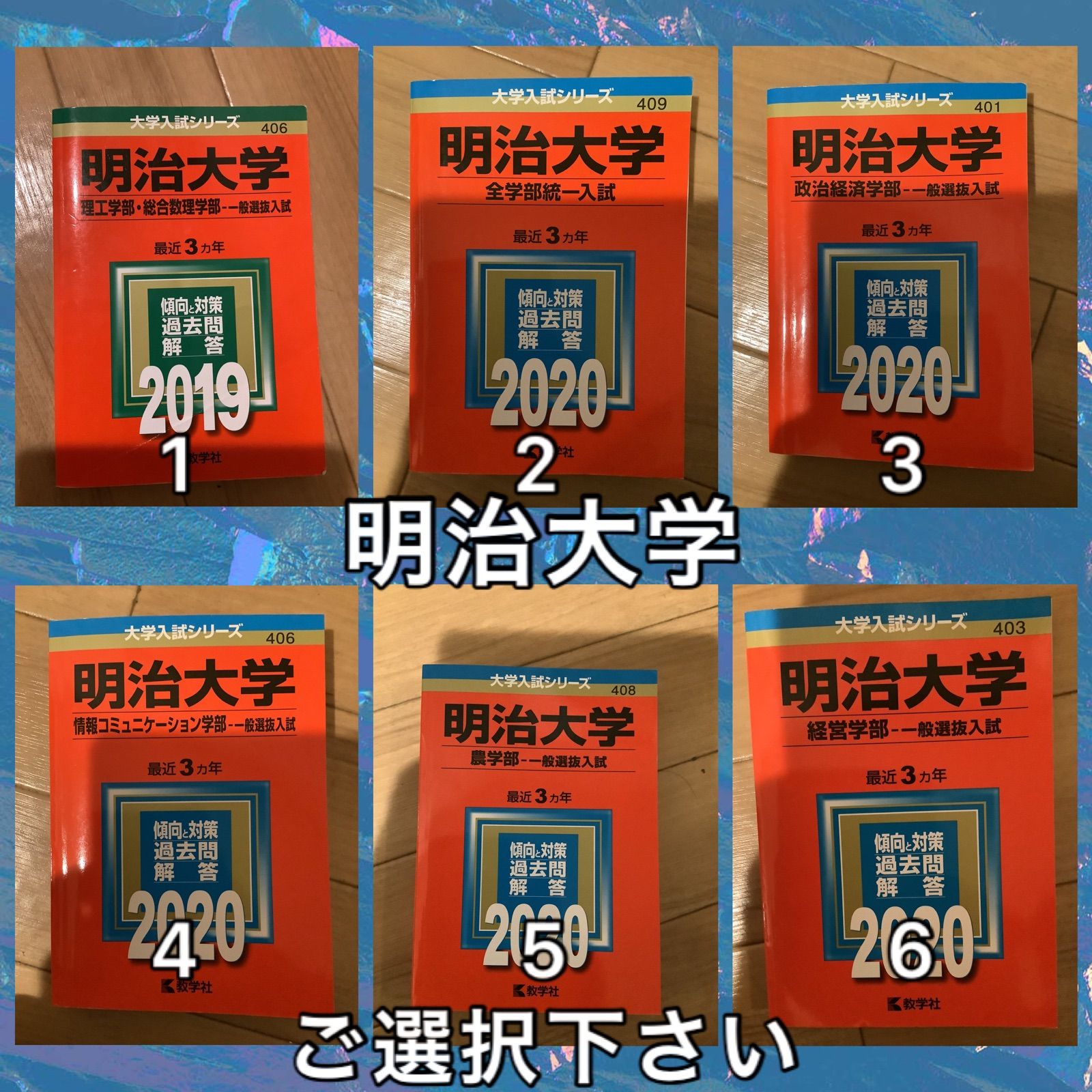 在庫限り】 明治大学 農学部―学部別入試 赤本 2022年度用 過去問 iauoe