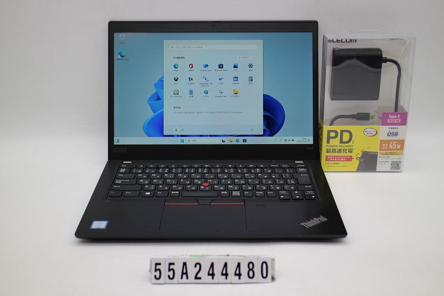 Lenovo ThinkPad X390 Core i5 8265U 1.6GHz/8GB/256GB(SSD)/13.3W/FHD(1920x1080)/Win11 【55A244480】