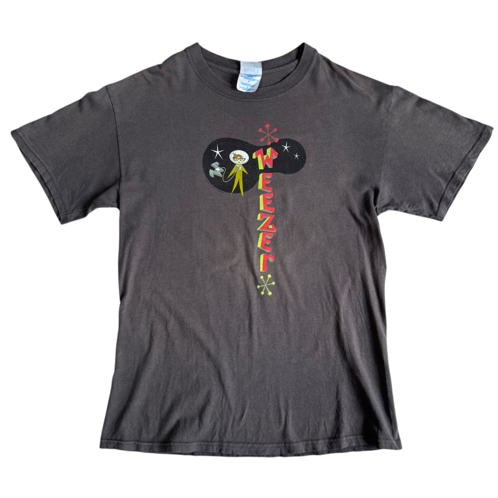 00s Weezer リヴァースクオモ ロゴ グラフィック Tシャツ Mサイズ 