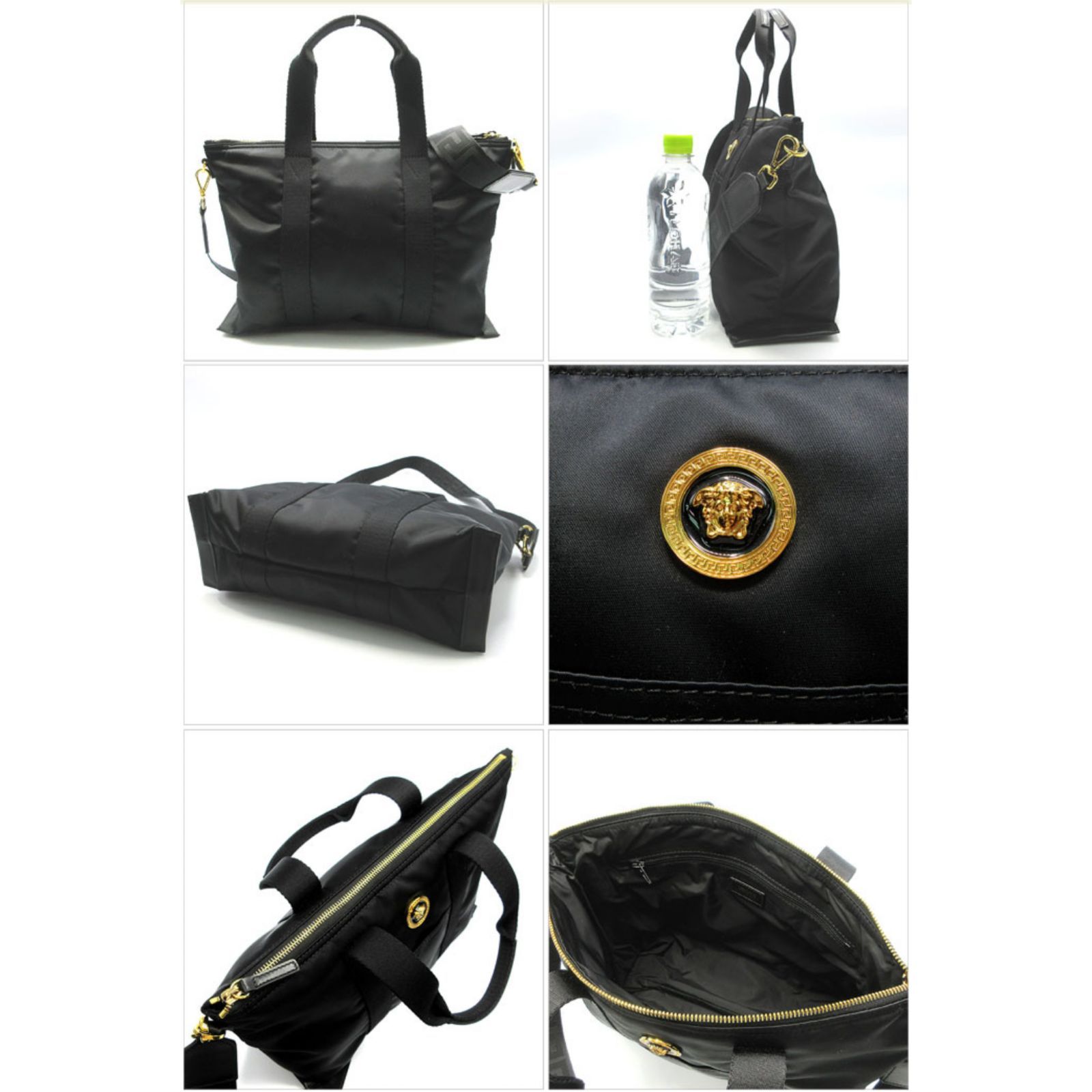 ヴェルサーチェ トートバッグ VERSACE ナイロン メデューサ