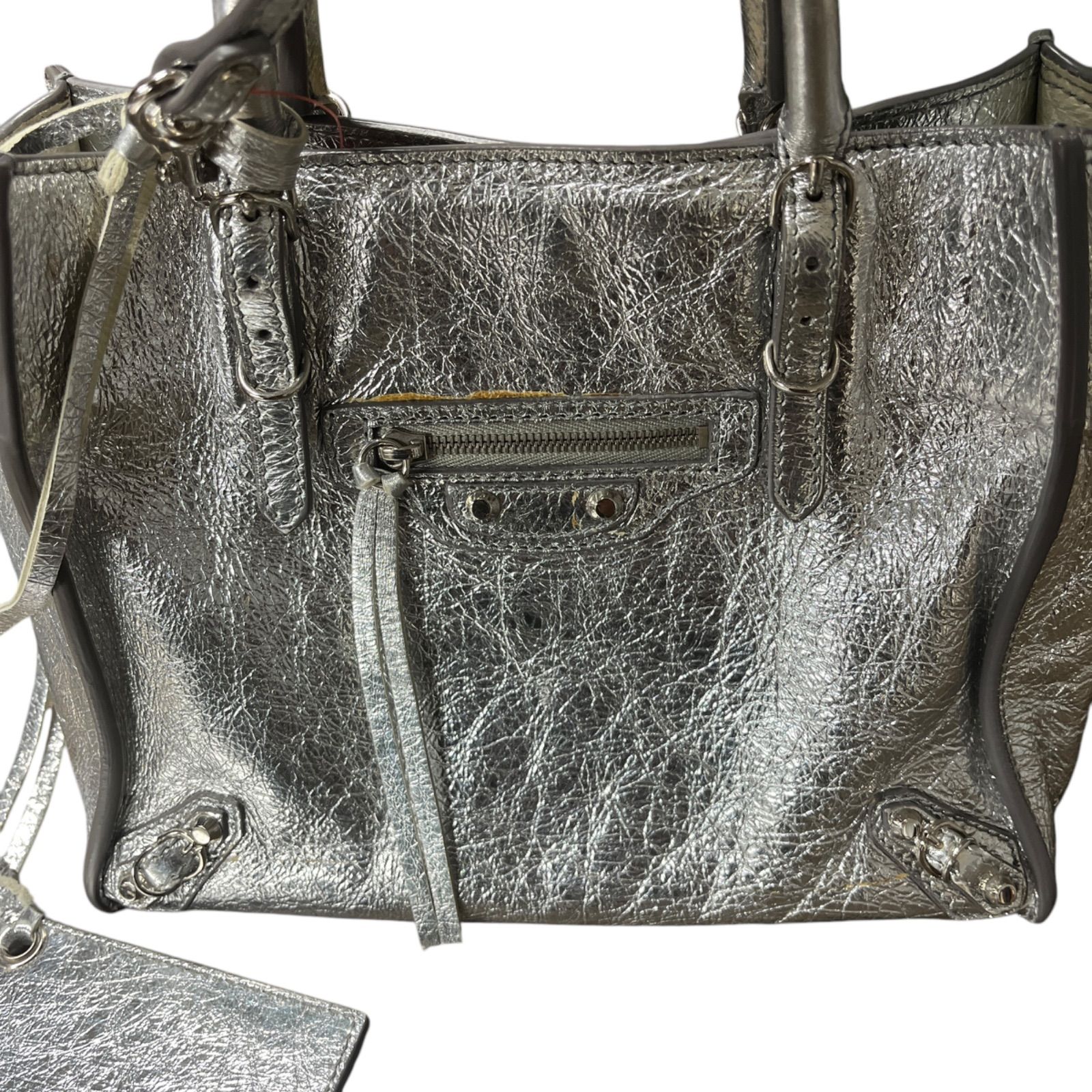 バレンシアガ BALENCIAGA ミニ ペーパーバッグ バッグ ハンド