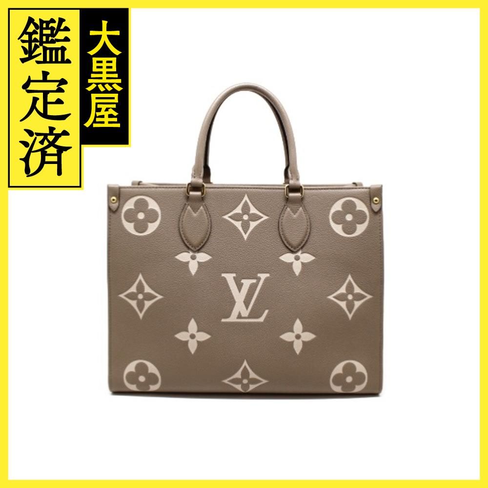 LOUIS VUITTON ルイ・ヴィトン オンザゴーMM バイカラー モノグラム ...