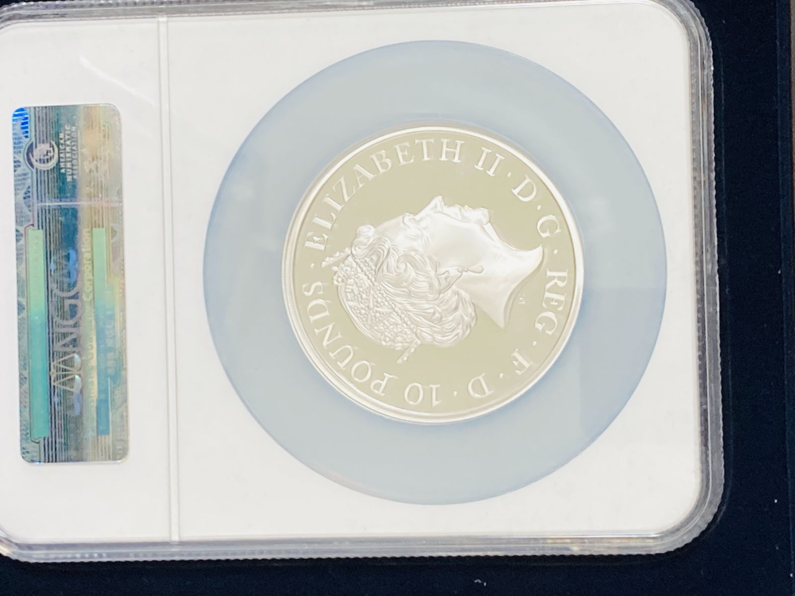 500枚限定 大型銀貨】2015年 イギリス シャーロット王女洗礼記念