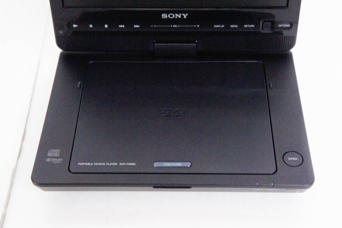 V型 ポータブルDVDプレーヤー