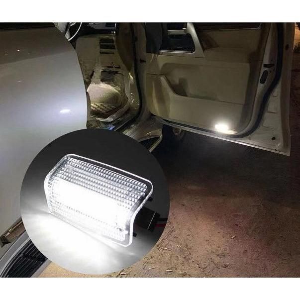 激白光♪ 交換式♪ LED ドア カーテシ ランプ ウェルカムライト