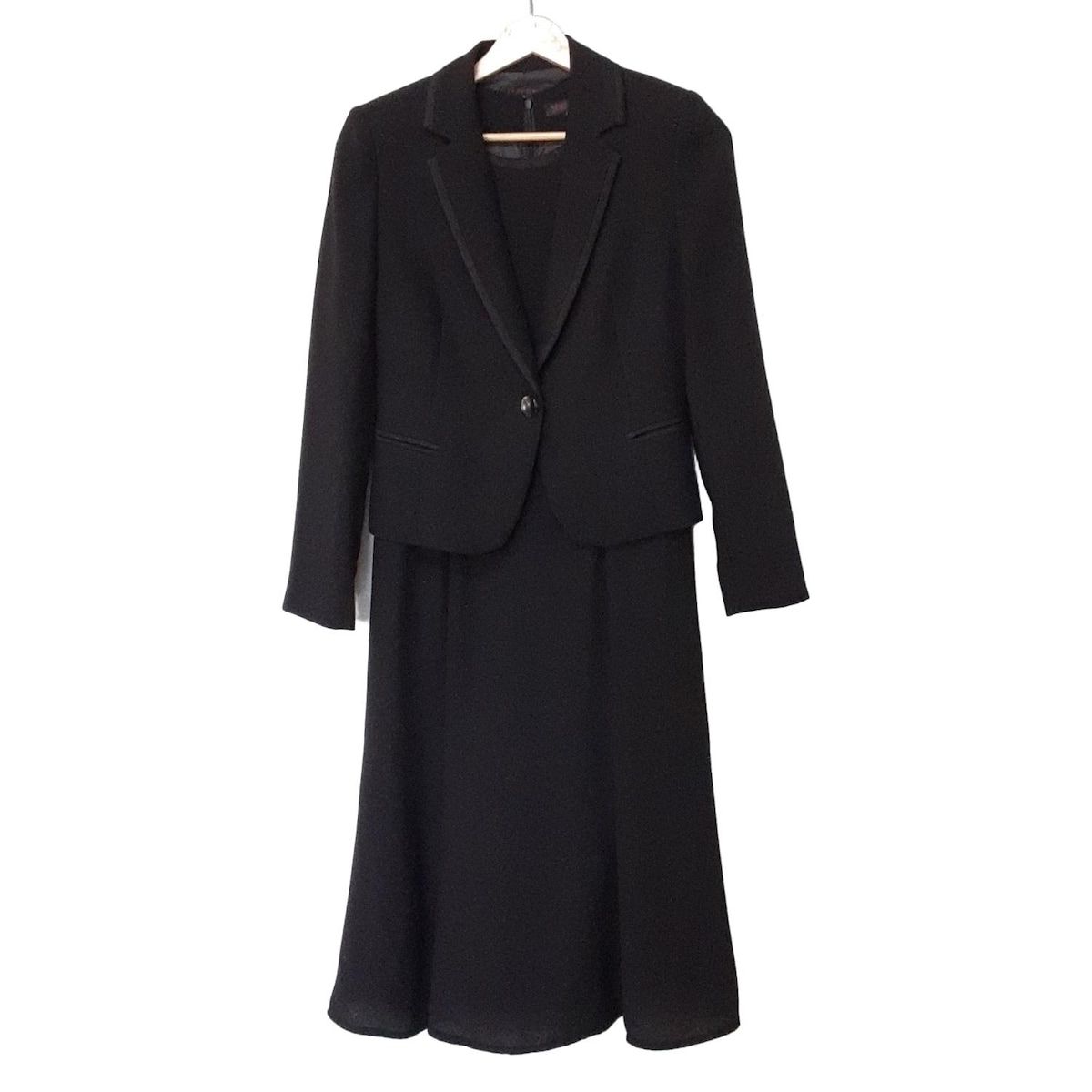 YUKITORII ユキトリイ ワンピーススーツ レディース - 黒 肩パッド