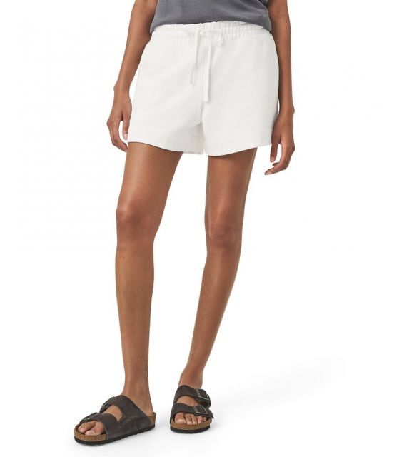 【送料無料】 スプレンディット レディース ハーフパンツ・ショーツ ボトムス Terry Knit Sun Print Mid Rise Lounge Shorts White
