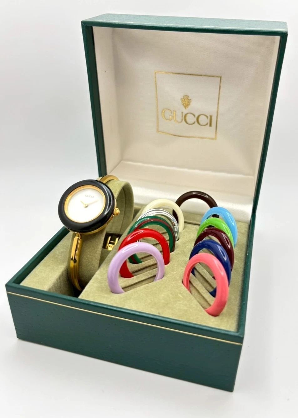 グッチ GUCCI チェンジベゼル 11/12 レディース 腕時計 ゴールド 金