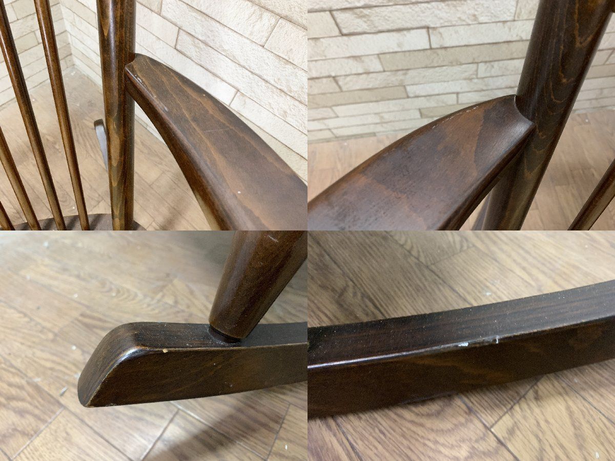 ◇松田家具 ロッキングチェア 揺り椅子 昭和レトロ 木製 家具