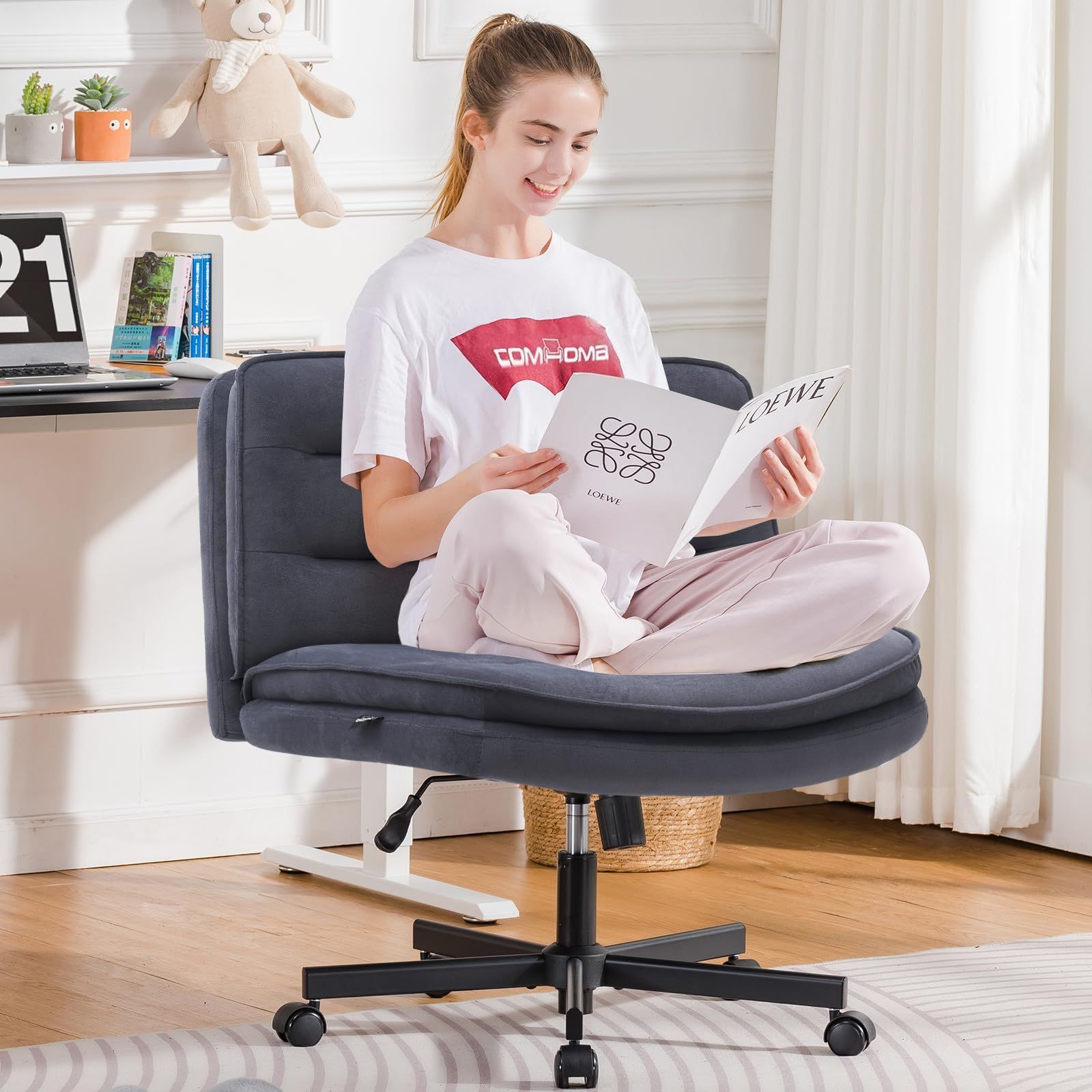 美品 ストッケ バランスチェア 青 ネイビー 骨盤 姿勢矯正 STOKKE