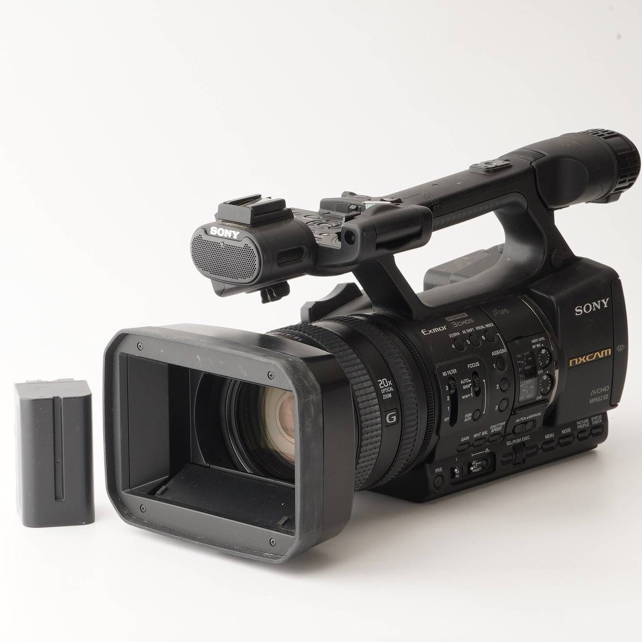 ジャンク ソニー SONY HXR-NX5J|1 カムコーダー Sony Lens G 4.1- 82mm F1.6-3.4