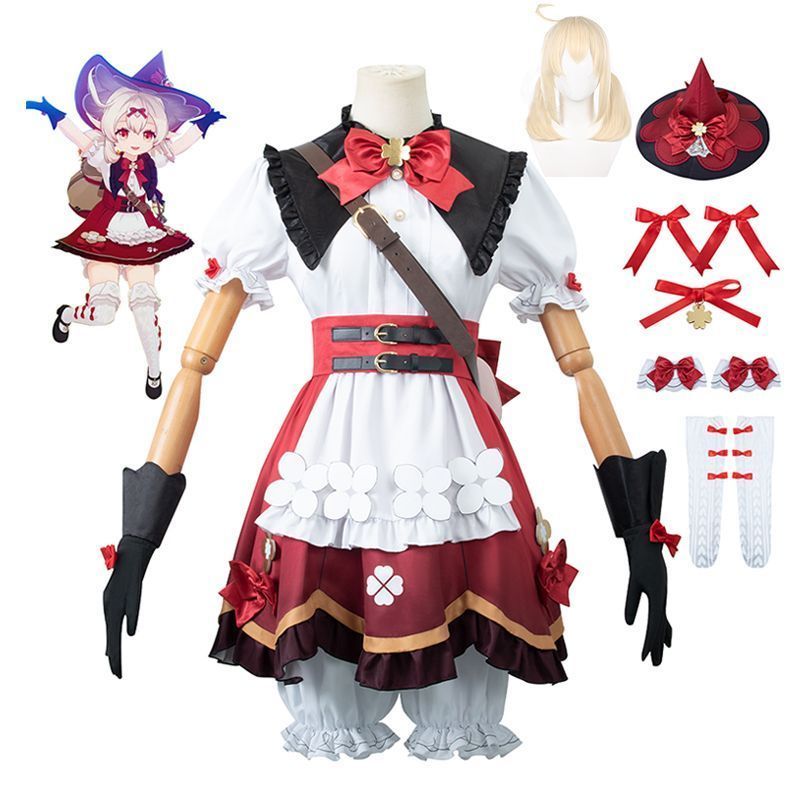 三分妄想 原神 コスプレ クレー 魔女 衣装 星燭に揺れる爛花