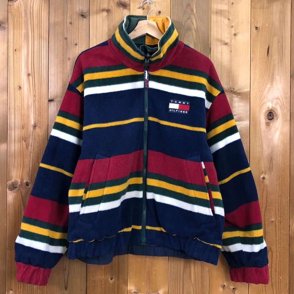 90s vintage TOMMY HILFIGER トミーヒルフィガー ナイロン フリース