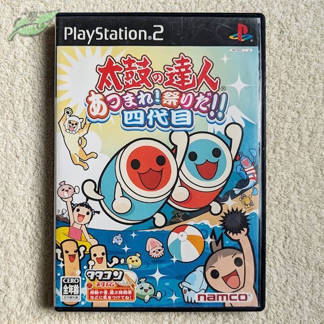 PS2 太鼓の達人 あつまれ！祭りだ！！四代目 プレステ2 ゲームソフト