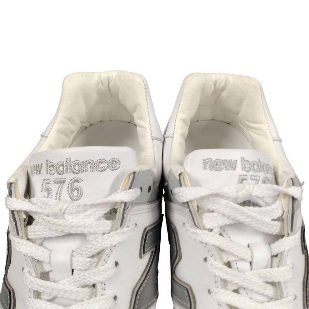 NEW BALANCE ニューバランス 品番 OU576 WSI 35周年 記念モデル レザー スニーカー ホワイト サイズUS9.5=27.5cm 正規品 / 52321 NEW BALANCE ニューバランス 品番 OU576 WSI 35周年 記念モデル レザー
