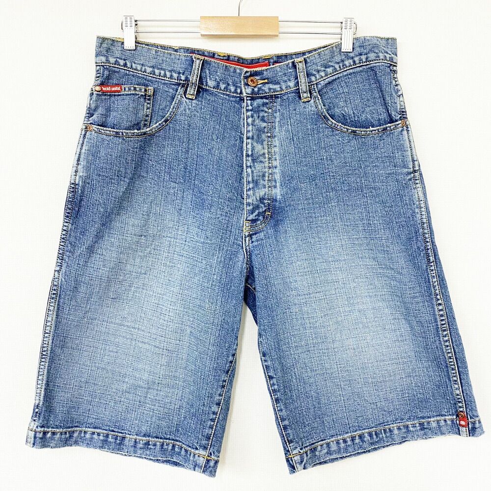エコーアンリミテッド　デニムショートパンツ エコーアンリミテッド ECKO UNLTD デニム ショートパンツ 色