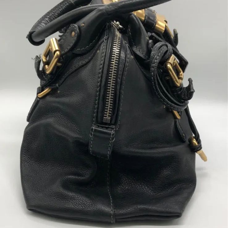 Chloe クロエ パディントン シリアル04-07-53 ブラック 南京錠