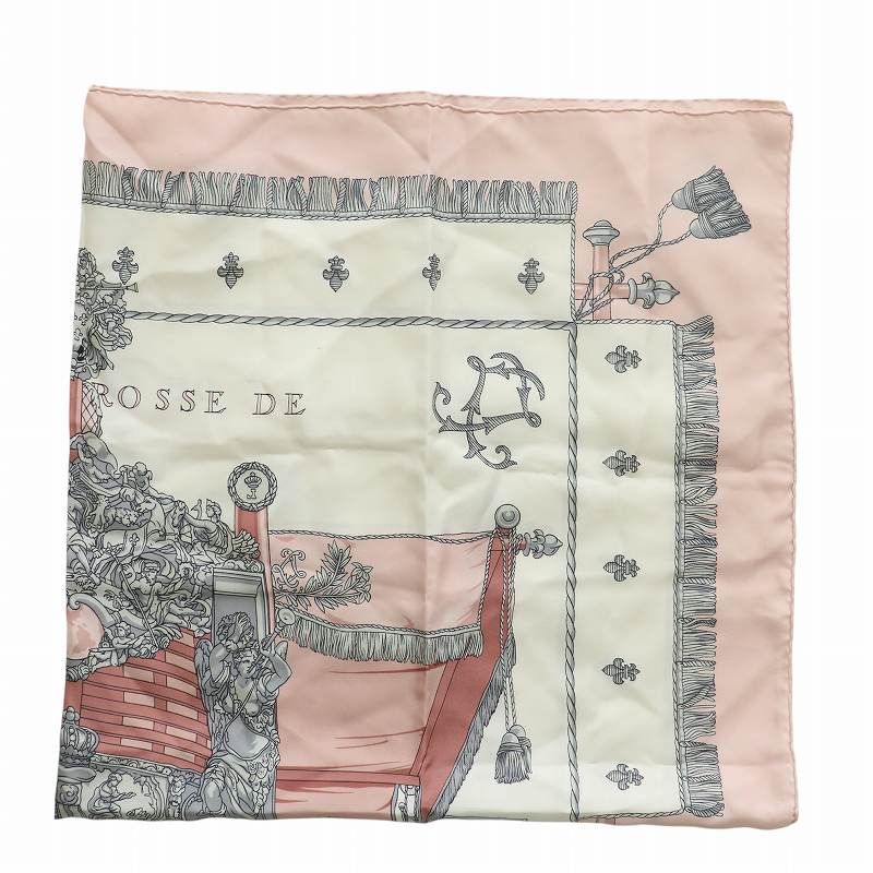 エルメス HERMES カレ90 VUE DU CARROSSE DE LA GALERE LA REALE