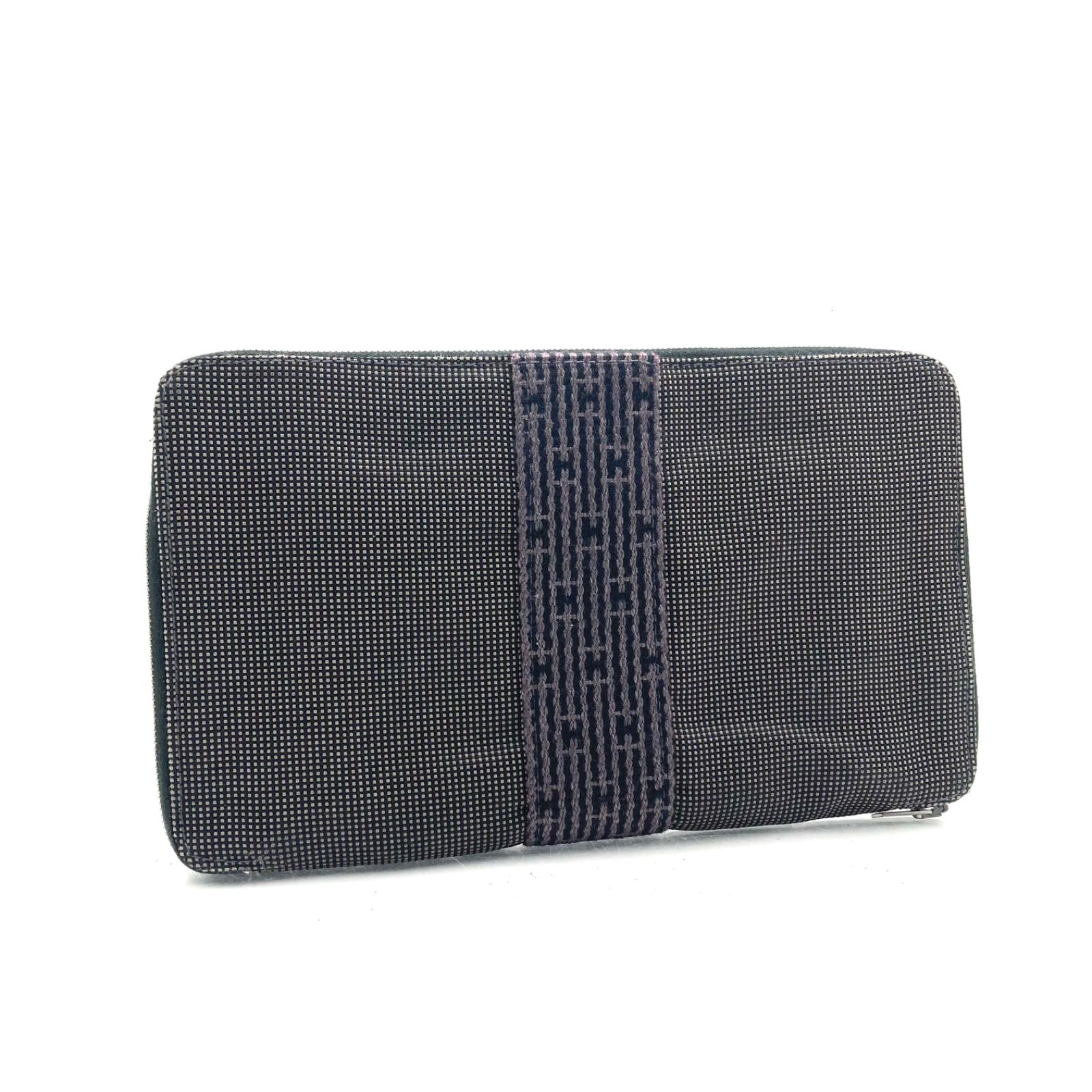 □美品□HERMES エルメス エールラインパースGM ラウンド