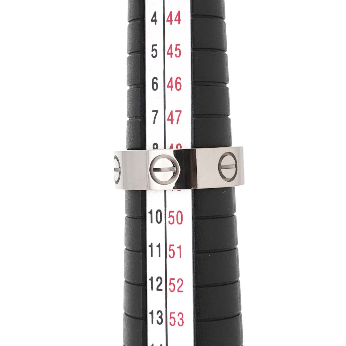 カルティエ Cartier ラブ #49 リング K18 WG ホワイトゴールド 750