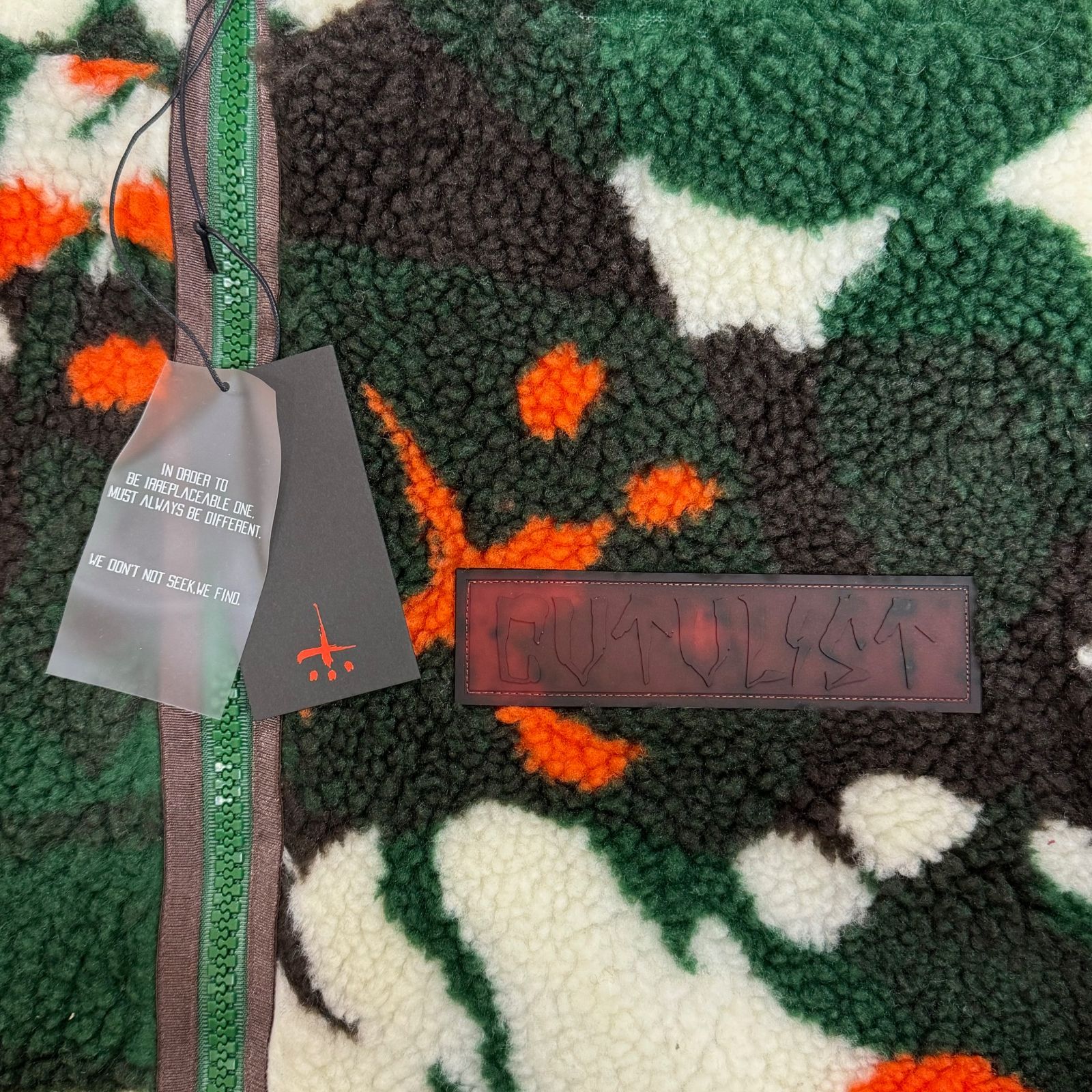 定価82500円 未使用品 CVTVLIST 22AW camo fleece jacket カモ 迷彩  